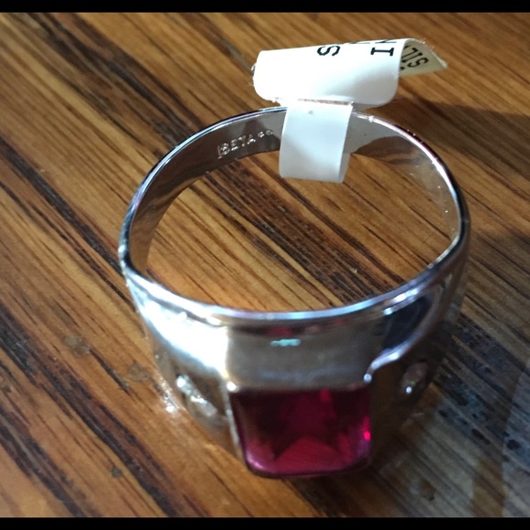 American made Sterling Silver men's ring size 13 - Picture 3 of 4